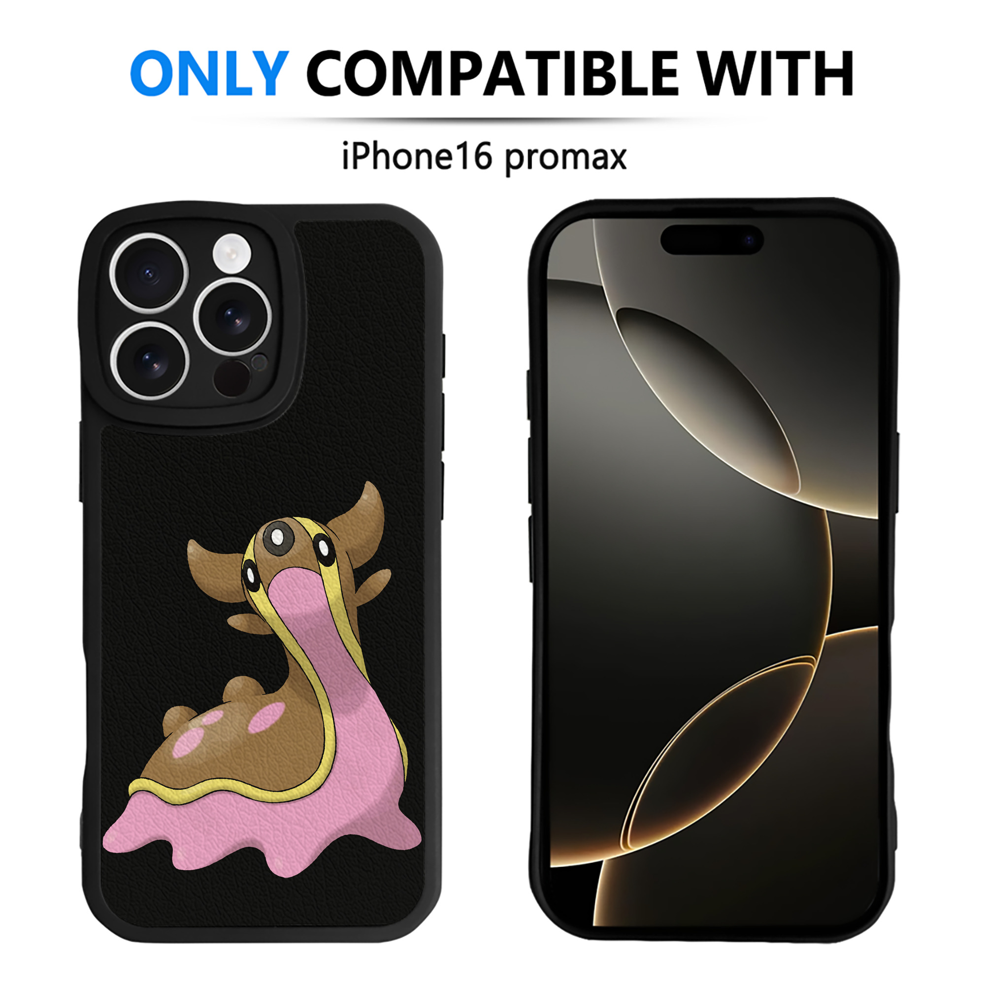 （画像用） ポケットモンスター Pokémon 【iPhone 16シリーズ対応】シリコンスマホケース（レザー調） 材質：シリコン